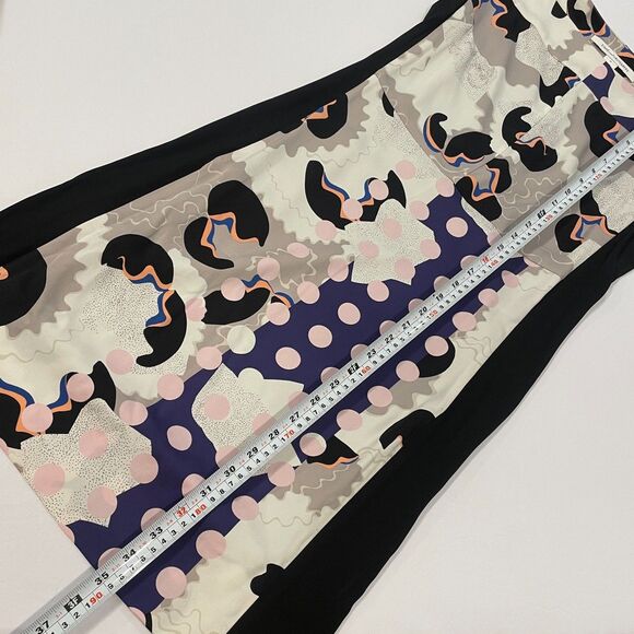 ~ Vtg 6 Diane Von Furstenberg Silk Dress Asami Print Graphic Abstract DVF Multi - Picture 8 of 16